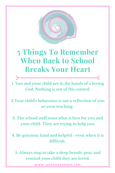 5 Things To Remember When Back to School Breaks Your Heart